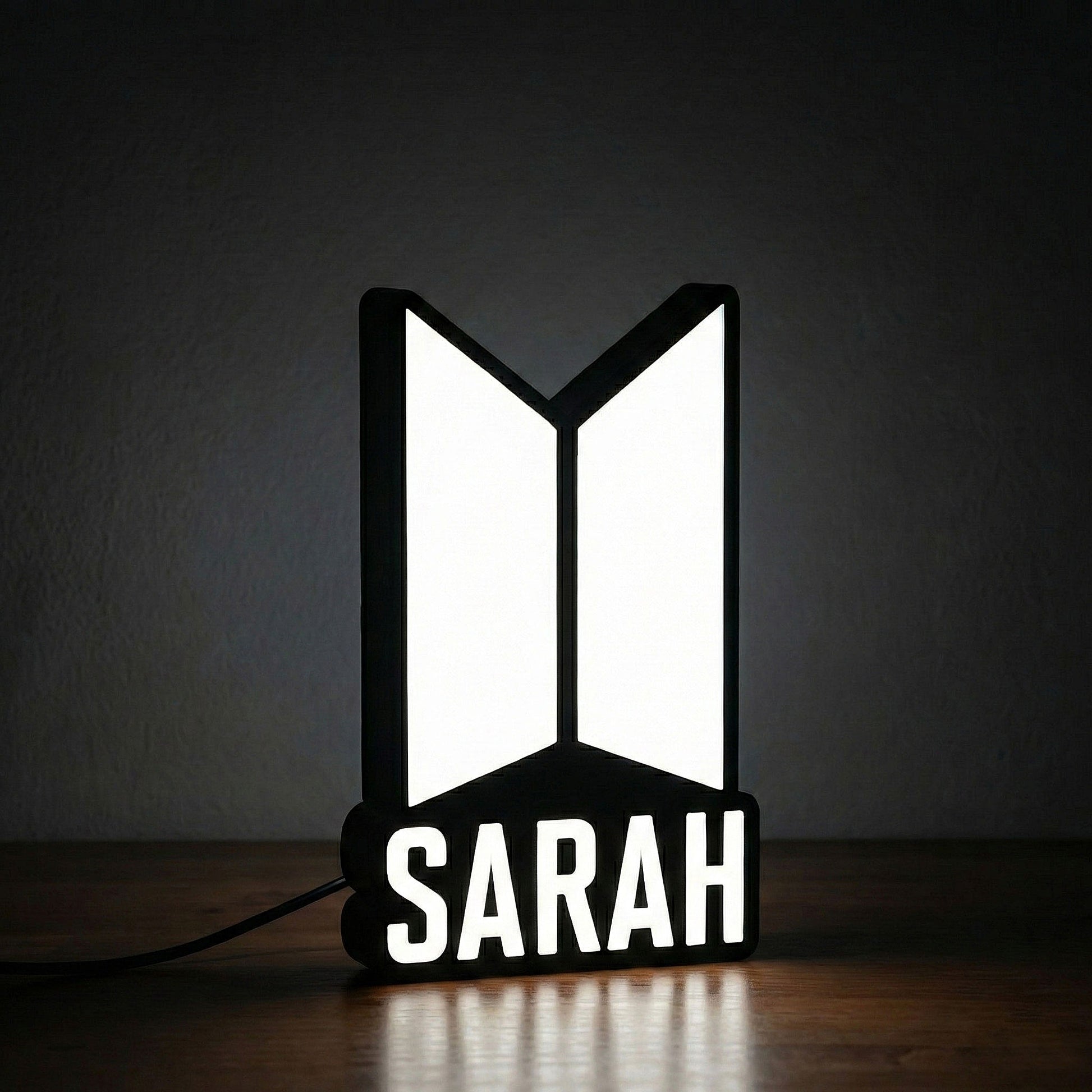 Lightbox personalizzato BTS