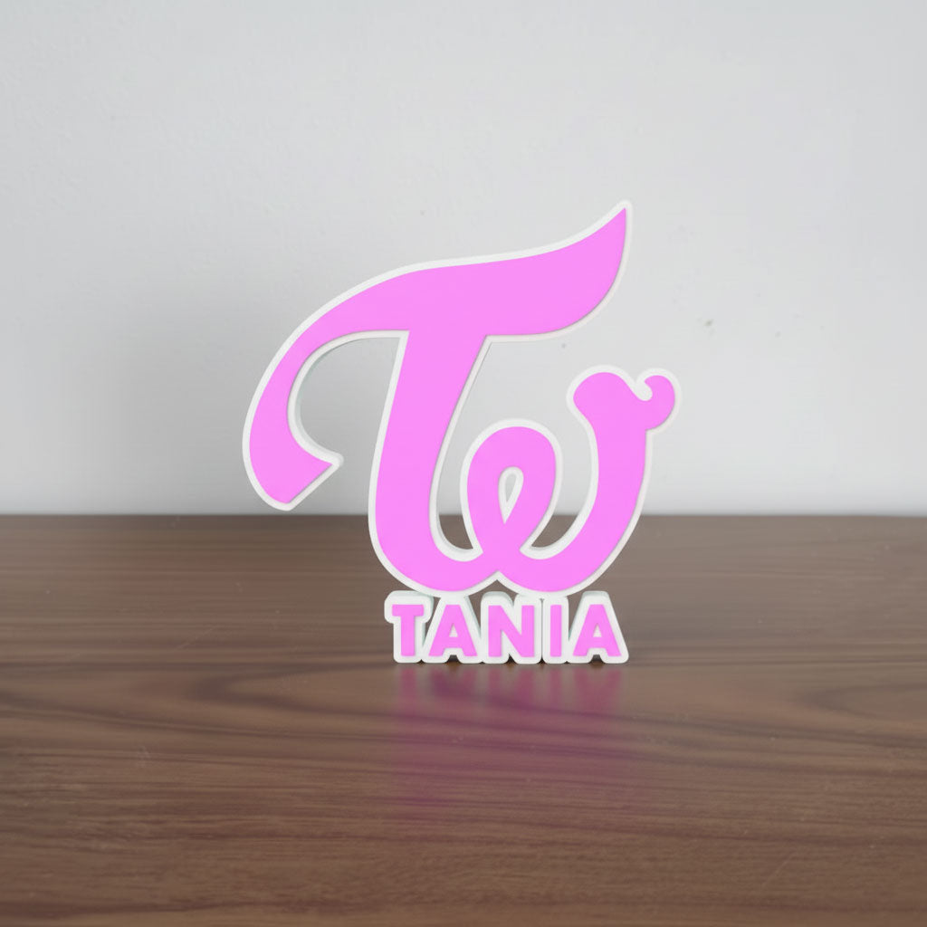 Targhetta Personalizzata Twice