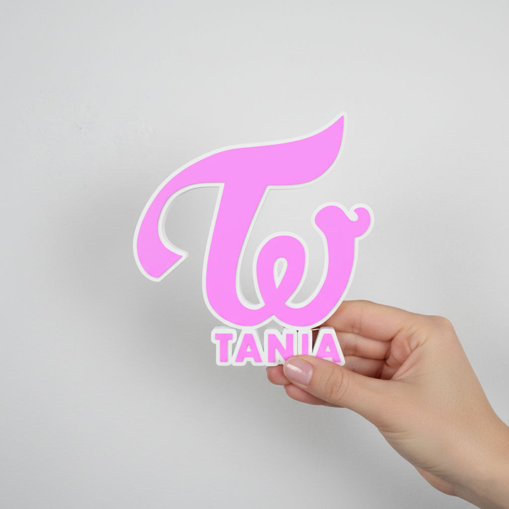 Targhetta Personalizzata Twice