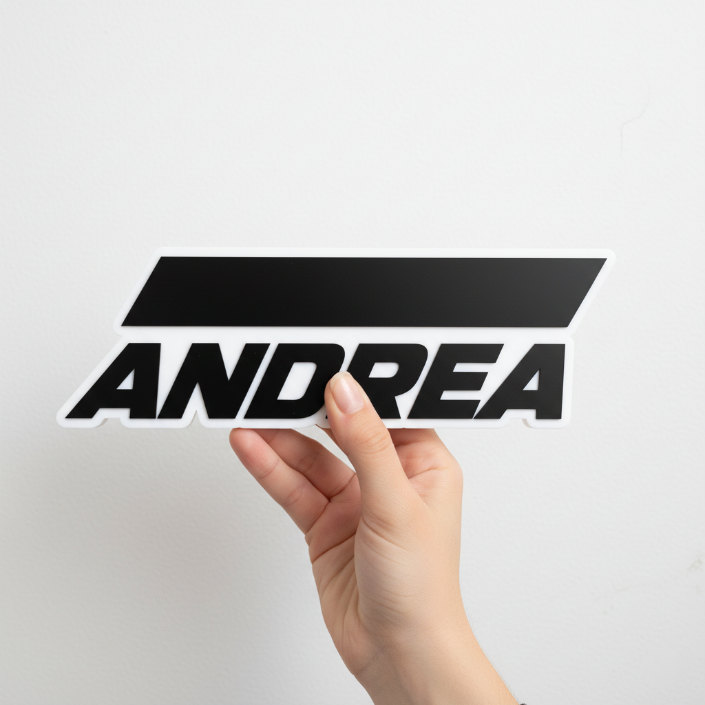 Plaque signalétique personnalisée Ateez